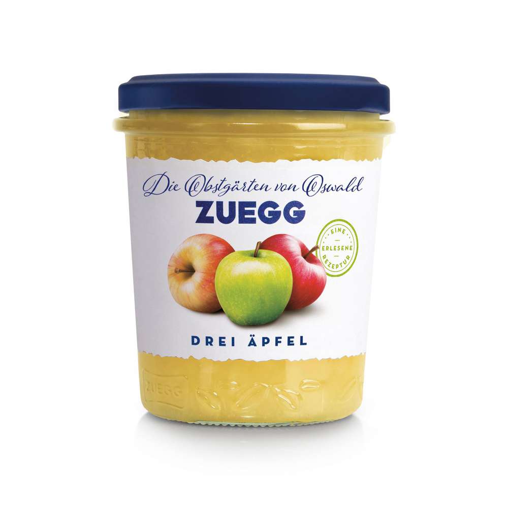 Produktabbildung Zuegg Fruchtaufstrich, Drei Äpfel