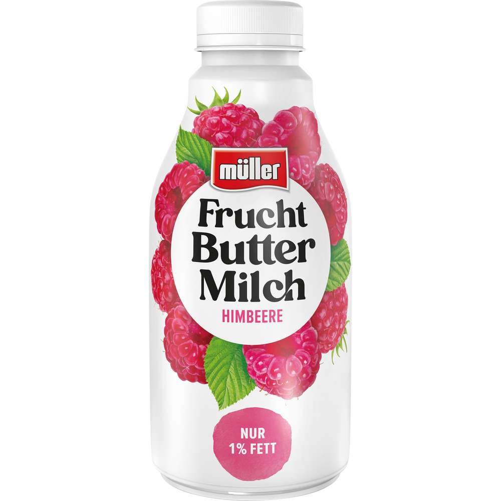 Produktabbildung Müller Fruchtbuttermilch, Himbeere