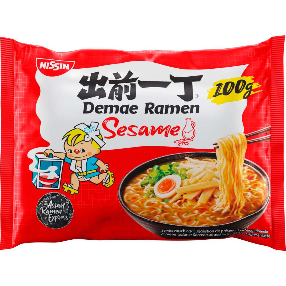 Produktabbildung Nissin Instant Nudelsuppe Demae Ramen, Sesamöl