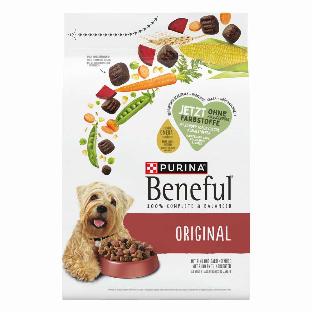 Produktabbildung Purina Hunde-Trockenfutter Beneful, Original, Rind und Gartengemüse