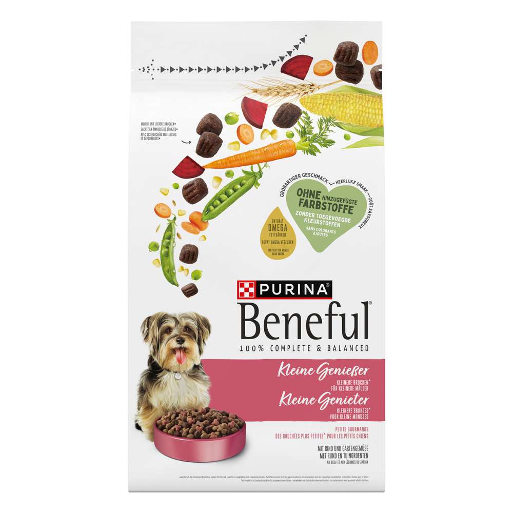 Produktabbildung Purina Hunde-Trockenfutter Beneful, kleine Genießer, Rind/Gartengemüse