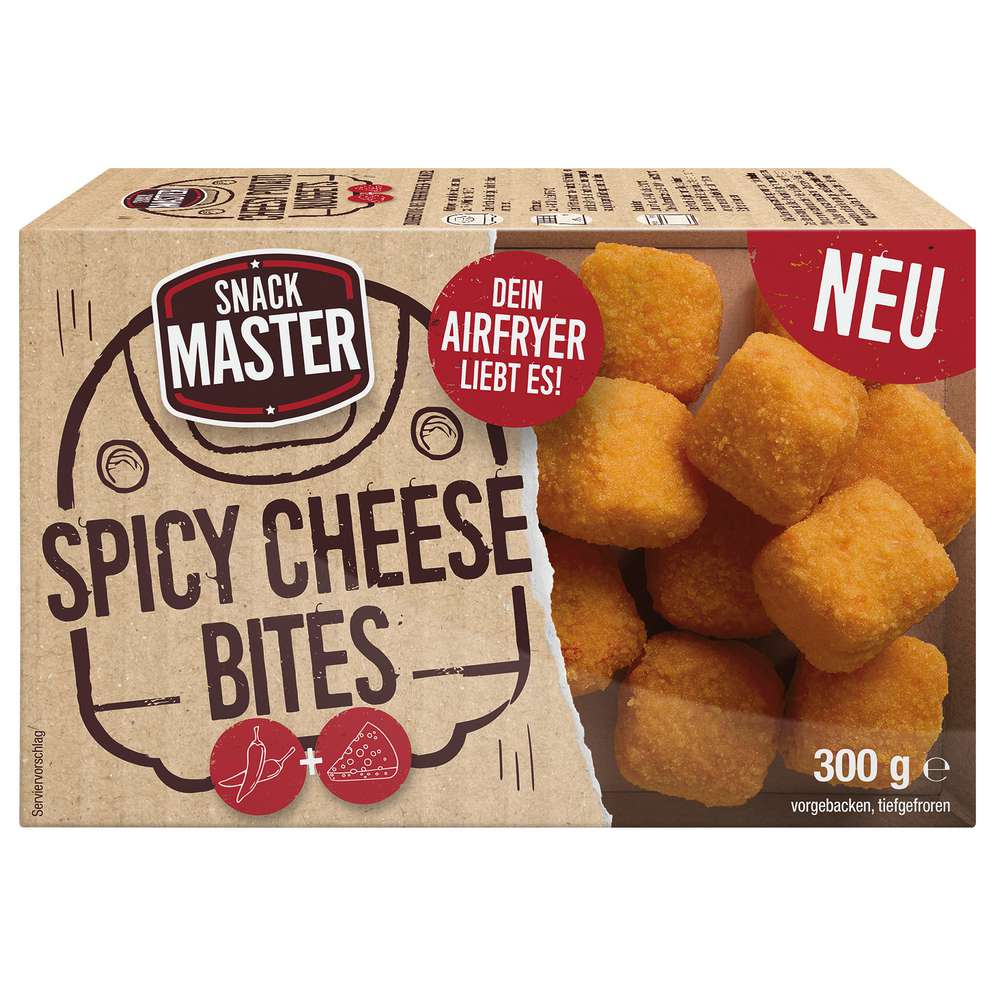 Produktabbildung Snackmaster Spicy Cheese Bites 