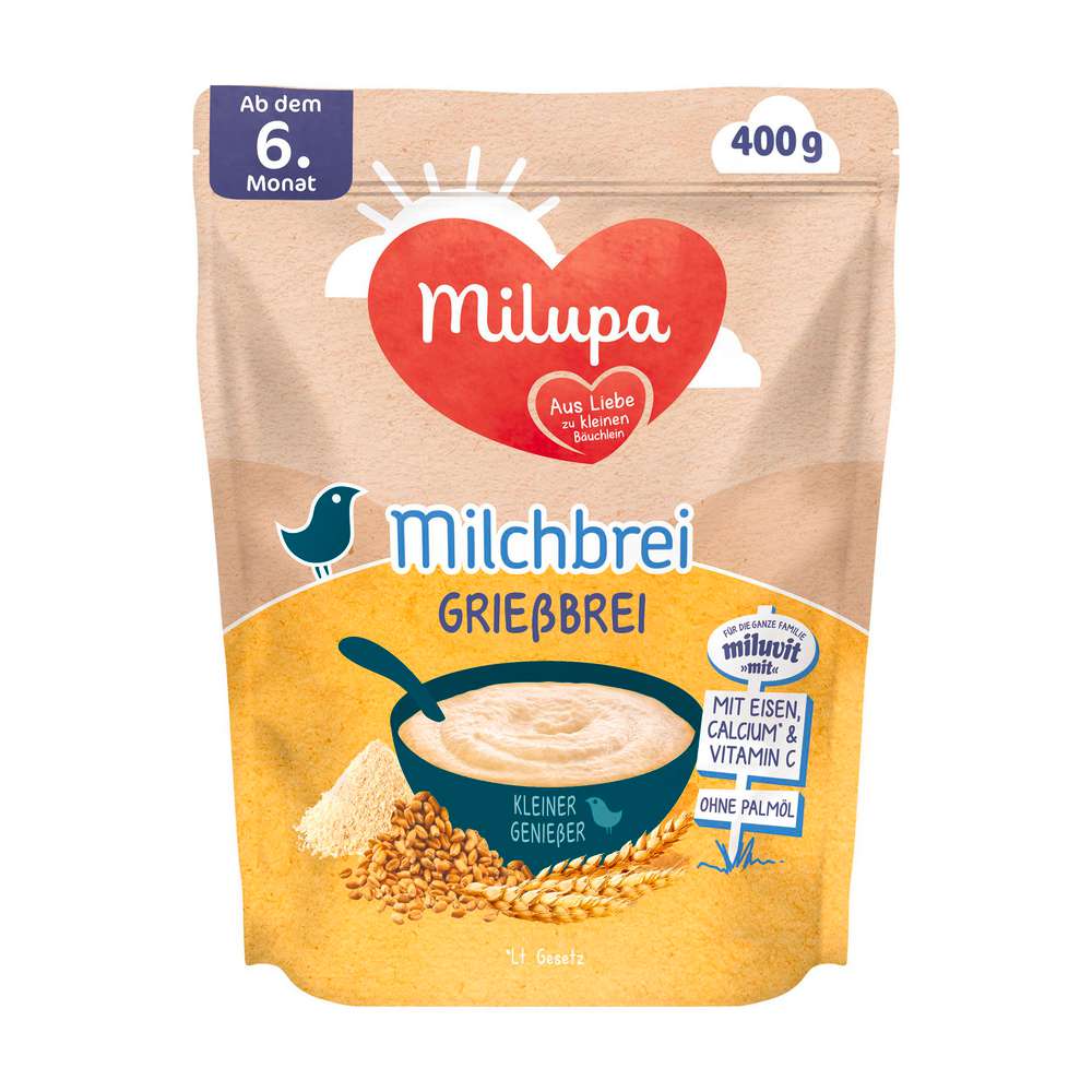 Produktabbildung Milupa Milchbrei Grießbrei, ab dem 6. Monat