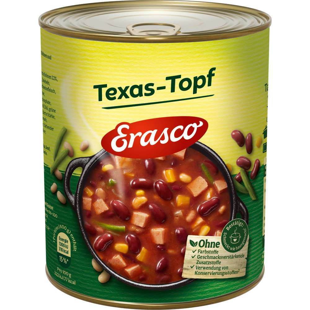 Produktabbildung Erasco Texas Topf