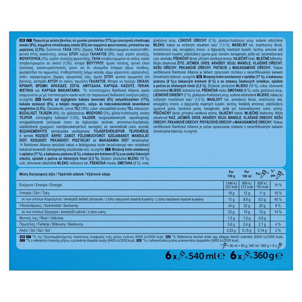 Produktabbildung Langnese Waffeleis, Cornetto Classico