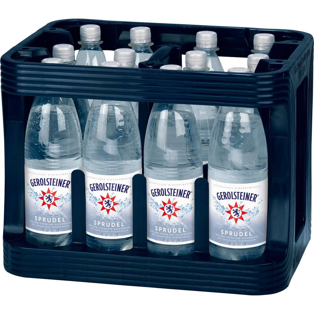 Produktabbildung Gerolsteiner Mineralwasser, Sprudel (12x 1,000 Liter)