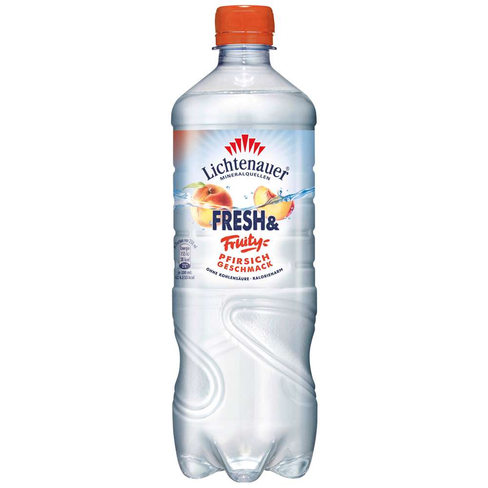 Produktabbildung Lichtenauer Fresh & Fruity, Wasser mit Geschmack, Pfirsich