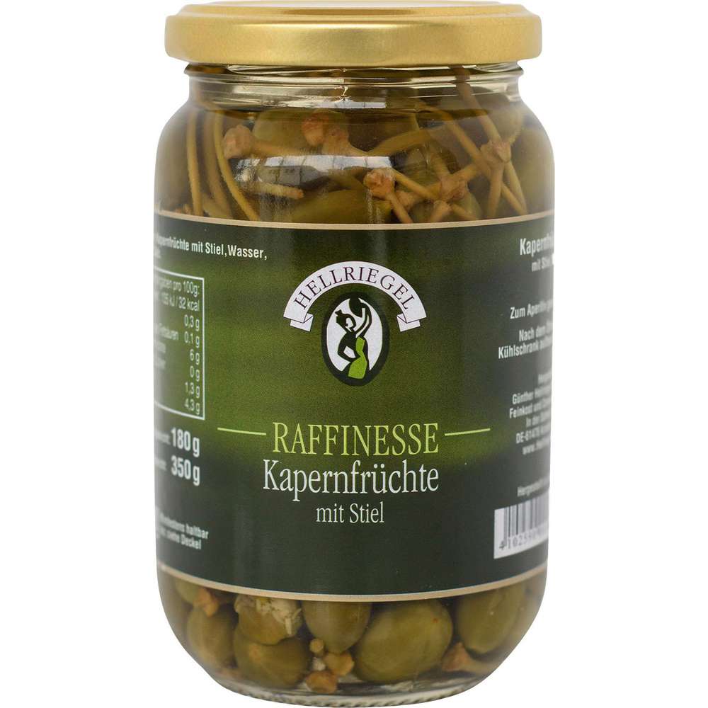 Produktabbildung Hellriegel Kapernfrüchte mit Stiel 