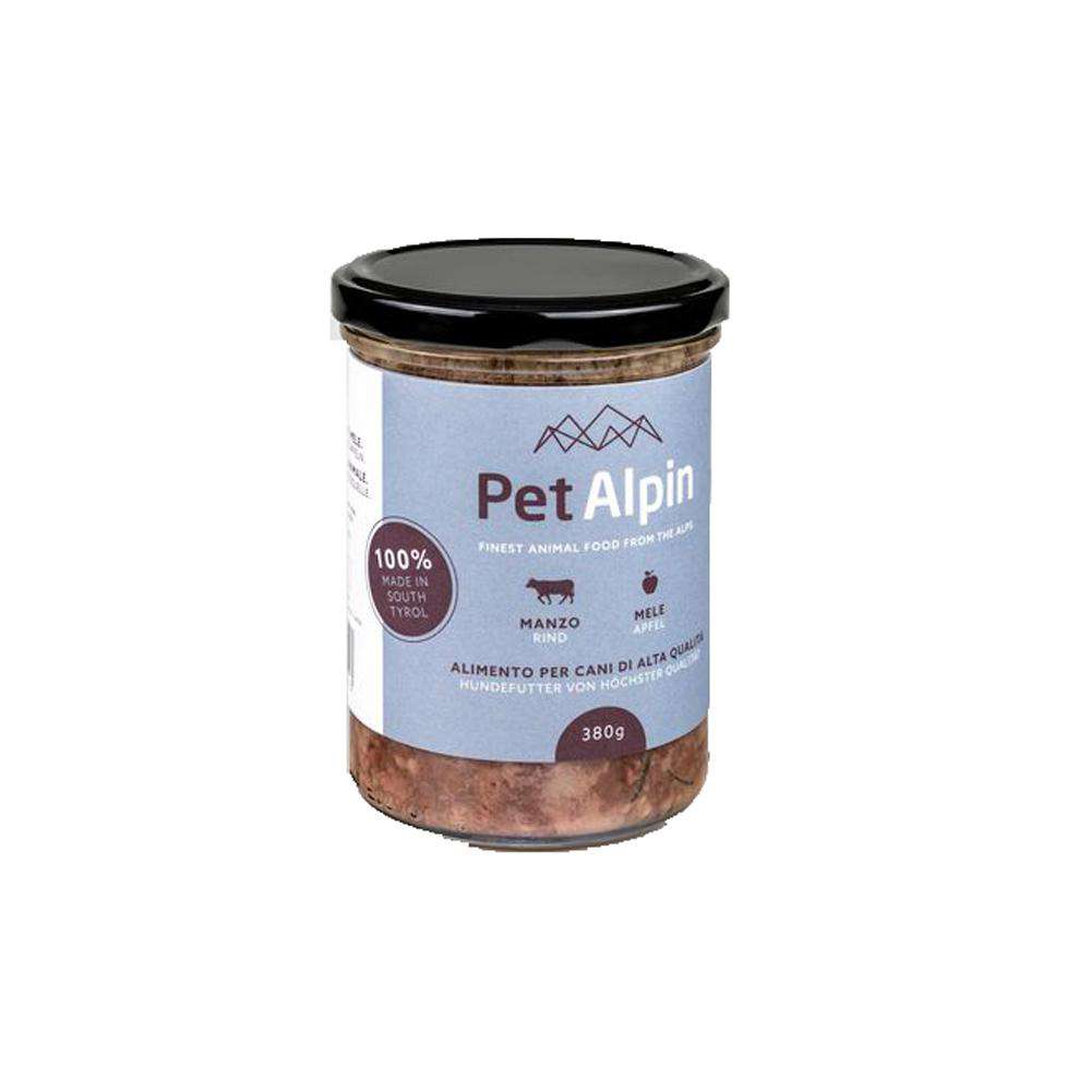 Produktabbildung Pet Alpin Hunde-Nassfutter, Rind/Apfel 