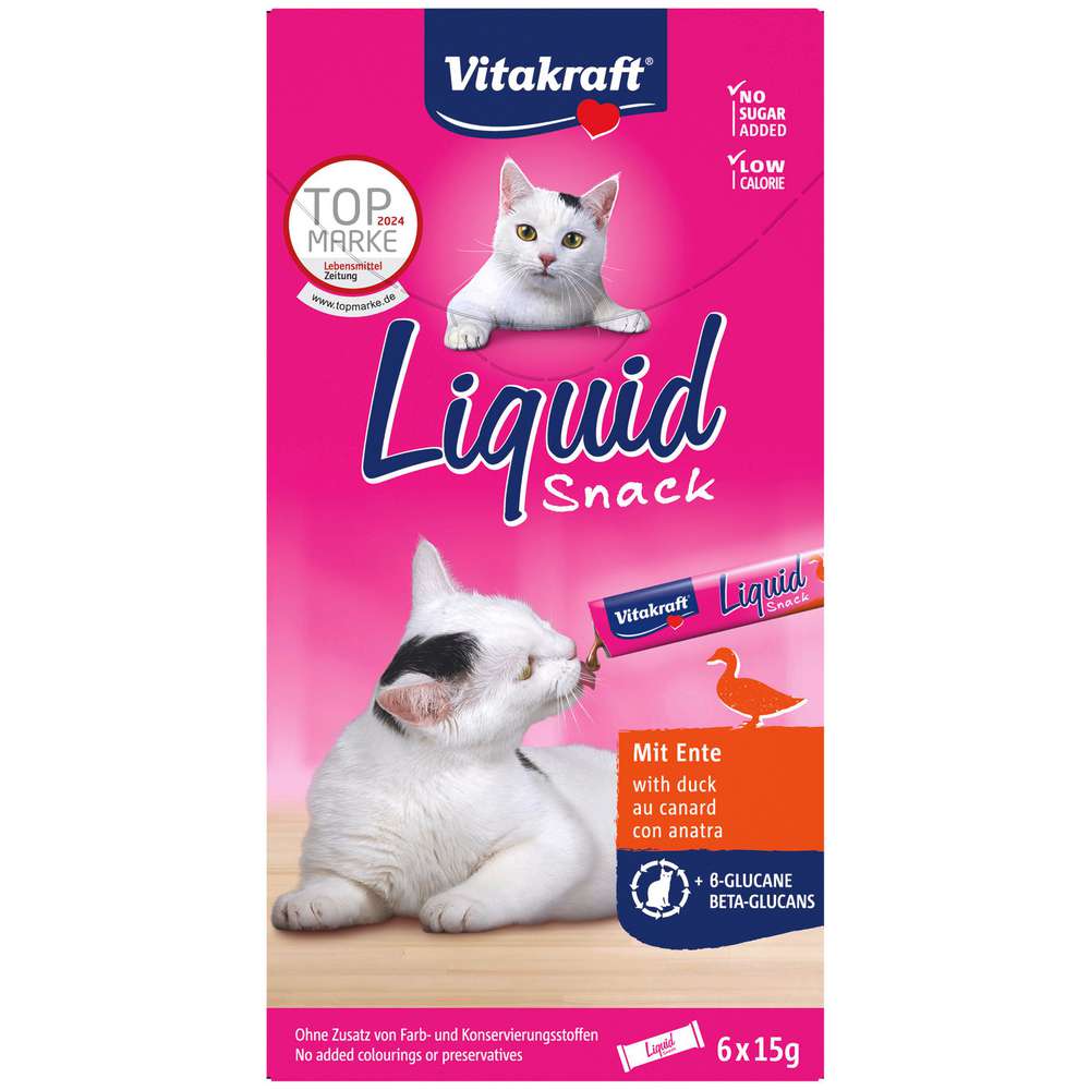 Produktabbildung Vitakraft Katzen-Snack Liquid, Ente