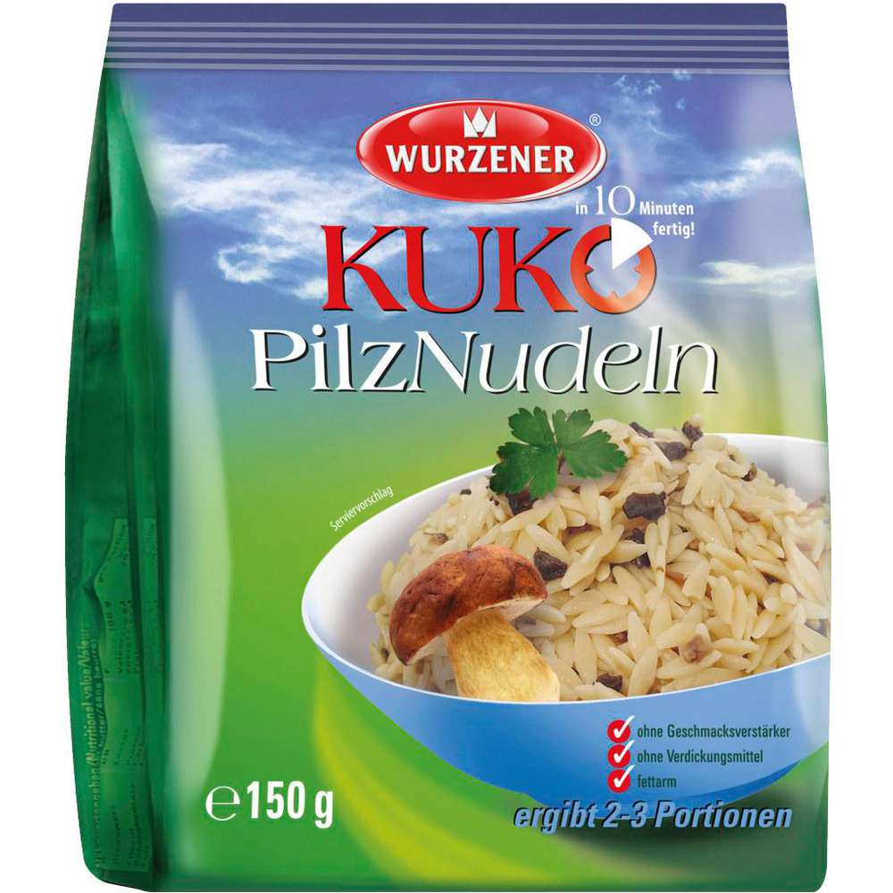 Produktabbildung Wurzener Pilz-Nudeln