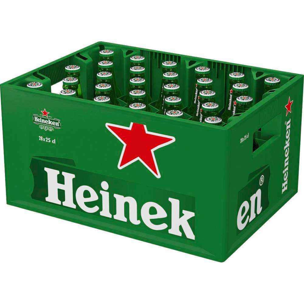 Produktabbildung Heineken Premium Lagerbier, 5 % (28x 0,250 Liter)