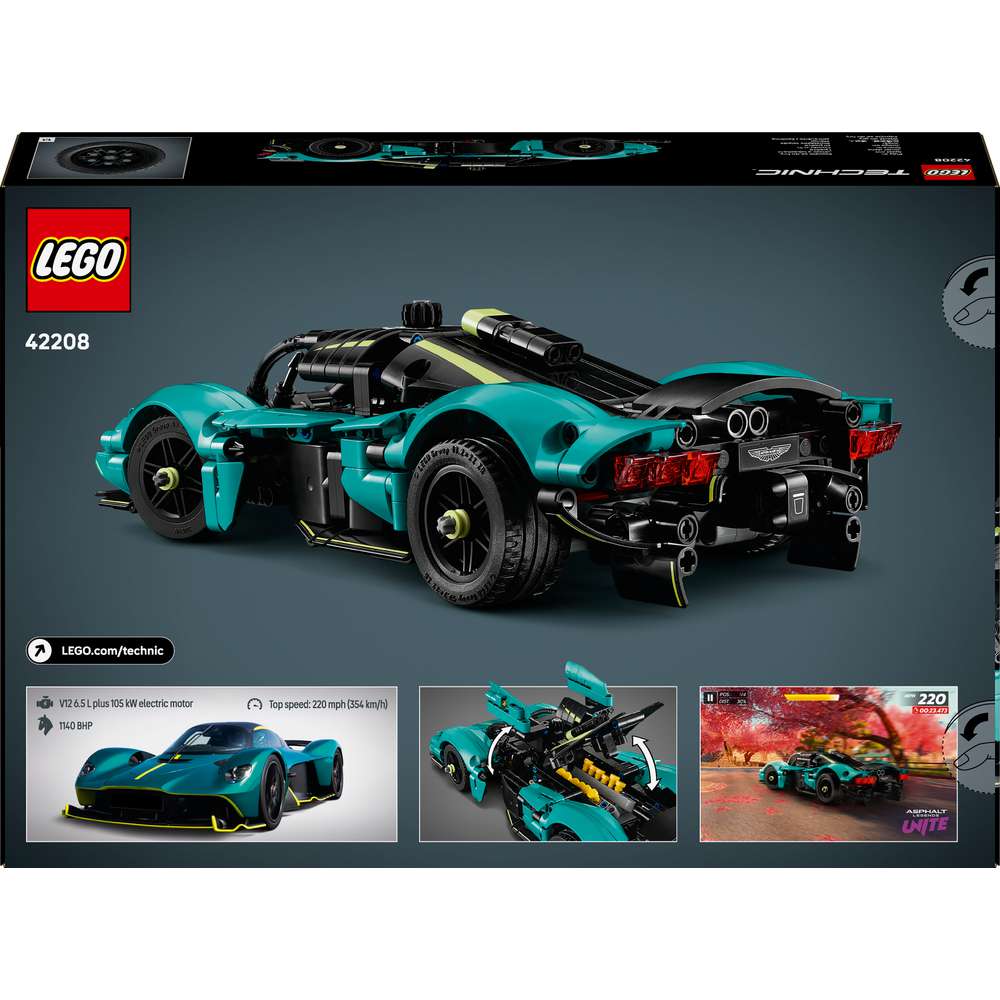 Produktabbildung Lego LEGO Technic Aston Martin Valkyrie - Bauset -  Spielzeugauto 42208