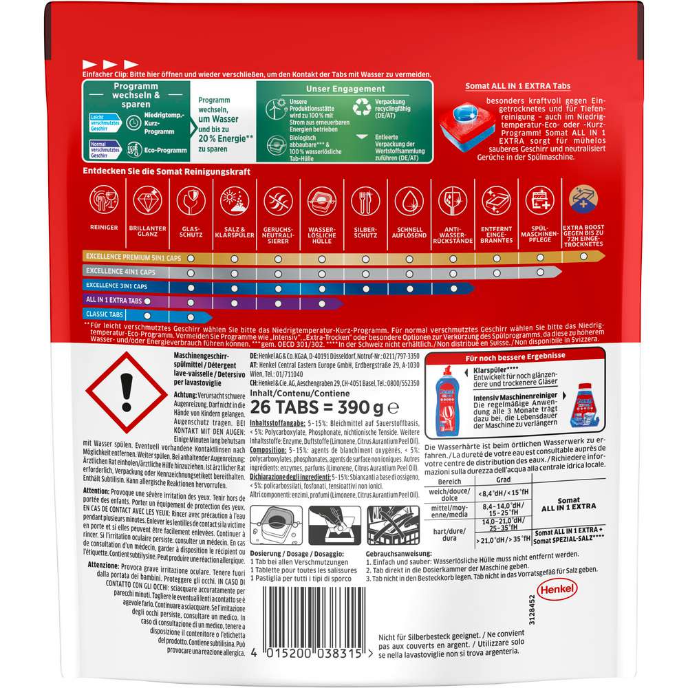 Produktabbildung Somat Spülmaschinen-Tabs All-In-One Extra