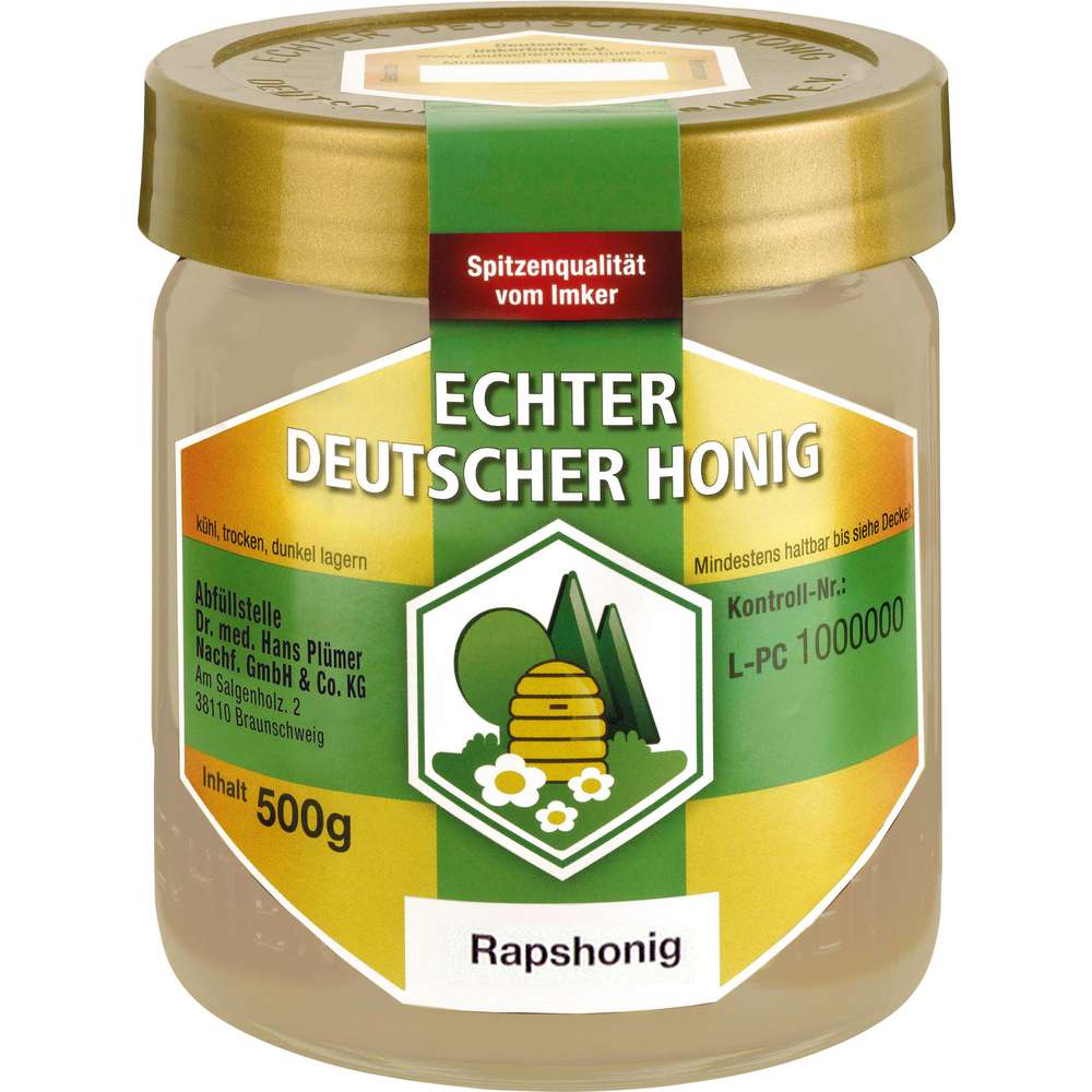 Produktabbildung Echter Deutscher Honig Raps-Honig