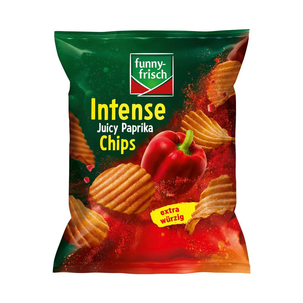 Produktabbildung funny-frisch Intense Chips Juicy Paprika