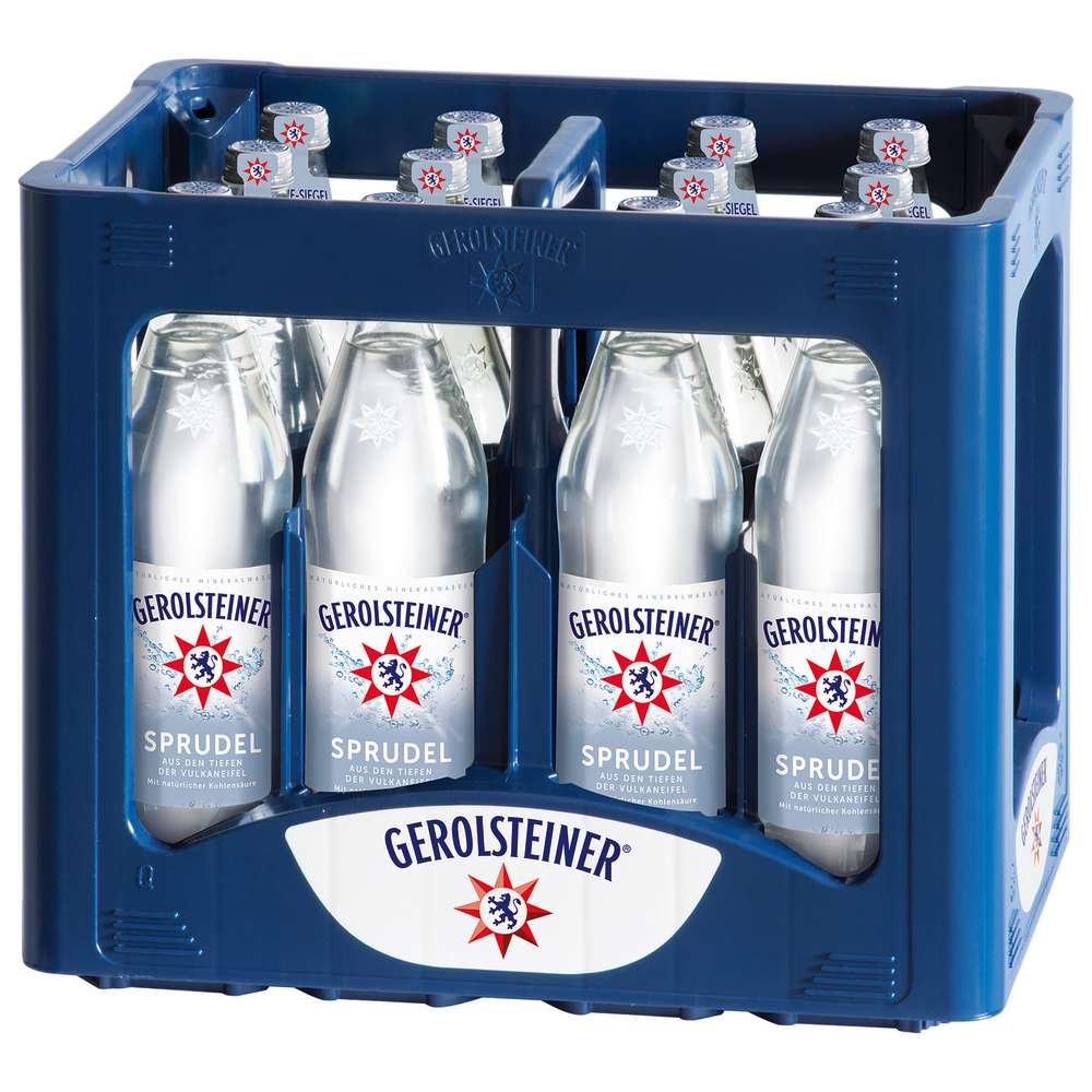 Produktabbildung Gerolsteiner Mineralwasser, Sprudel (12x 0,750 Liter)