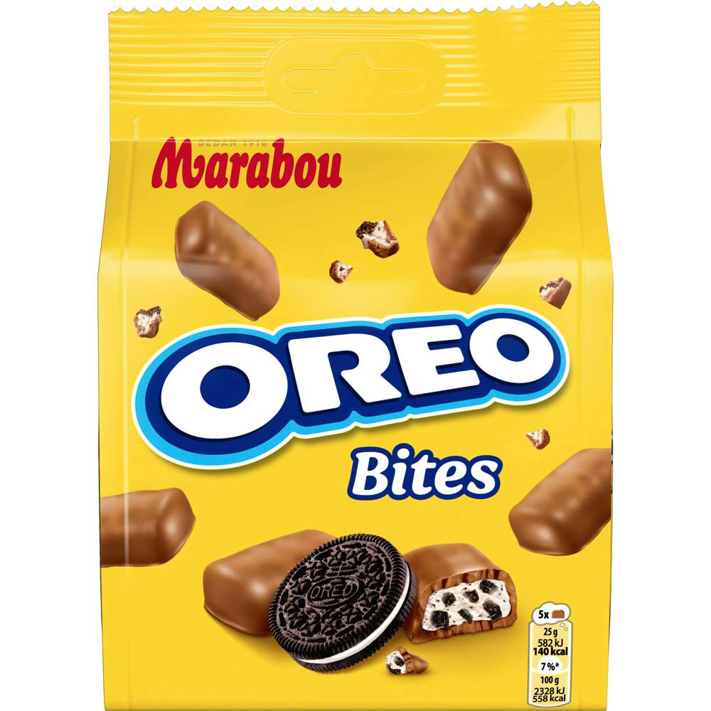 Produktabbildung Marabou Oreo Bites Schokoladen-Snacks