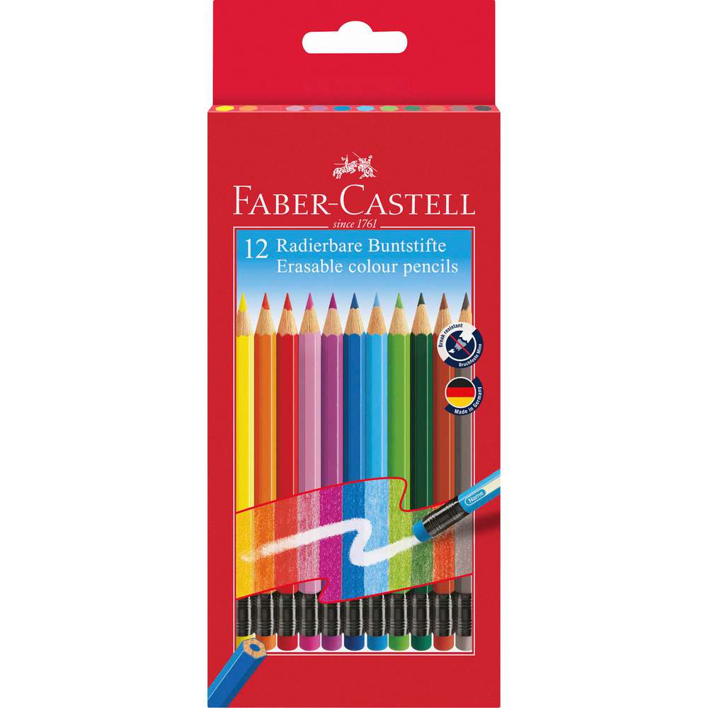 Produktabbildung Faber-Castell Buntstifte, radierbar