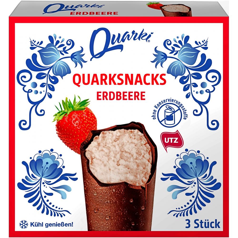 Produktabbildung keine Marke Quarki Quarksnack, je 3 x 35 g
