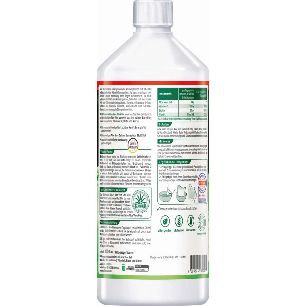 Produktabbildung Schaebens Aloe Vera Trink-Gel
