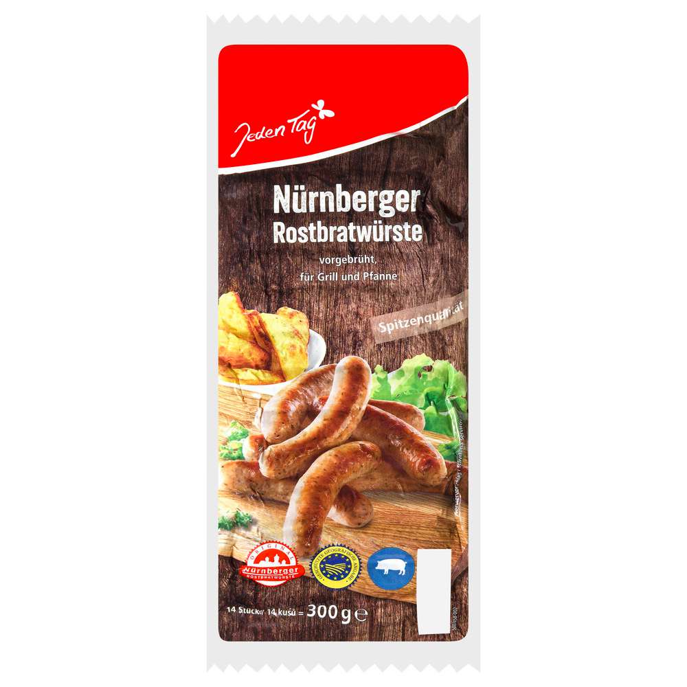 Produktabbildung Jeden Tag Original Nürnberger Rostbratwürste