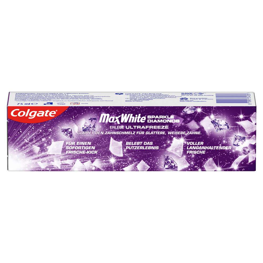 Produktabbildung Colgate Zahncreme MaxWhite, Sparkle Diamonds 