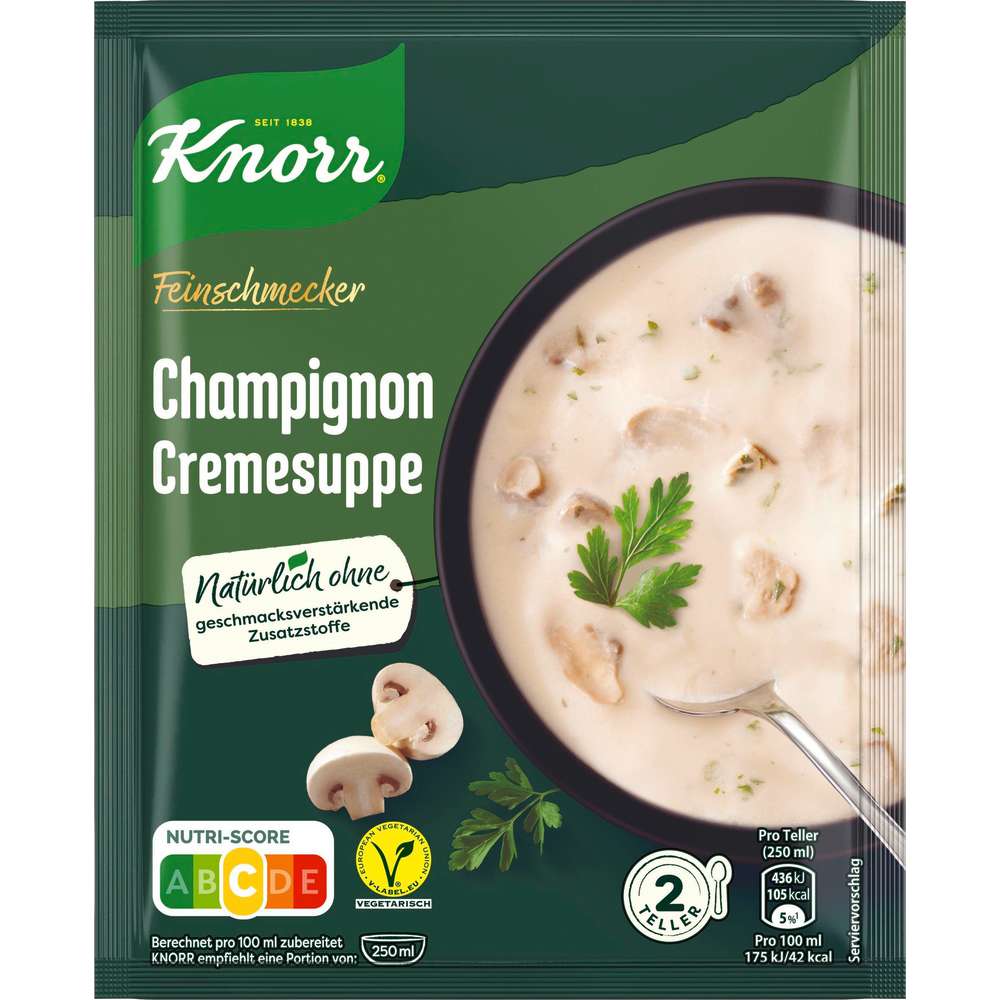 Produktabbildung Knorr Cremesuppe Feinschmecker, Champignon