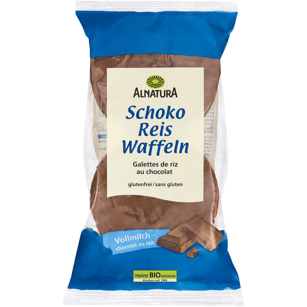 Produktabbildung Alnatura Bio Reiswaffeln, Schoko Vollmilch