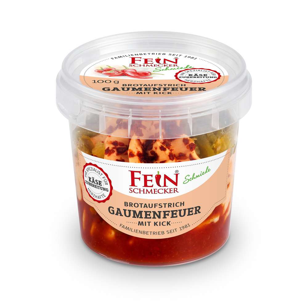 Produktabbildung Feinschmeckerschmiede Brotaufstrich, Gaumenfeuer