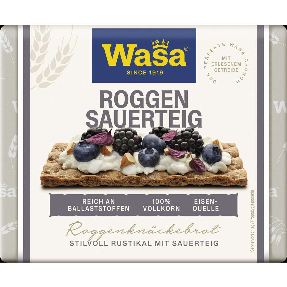 Produktabbildung Wasa Knäckebrot Roggen Traditionell