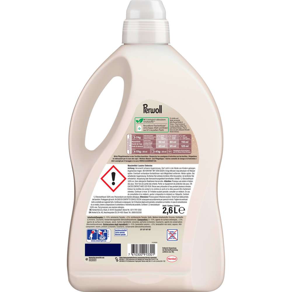 Produktabbildung Perwoll Color-Waschmittel, flüssig, Renew Für Helles