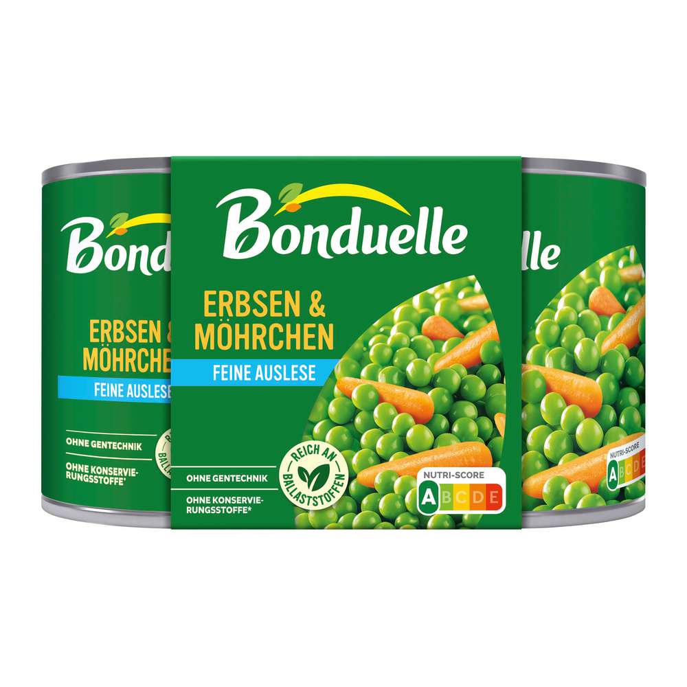 Produktabbildung Bonduelle Erbsen & Möhrchen, Feine Auslese