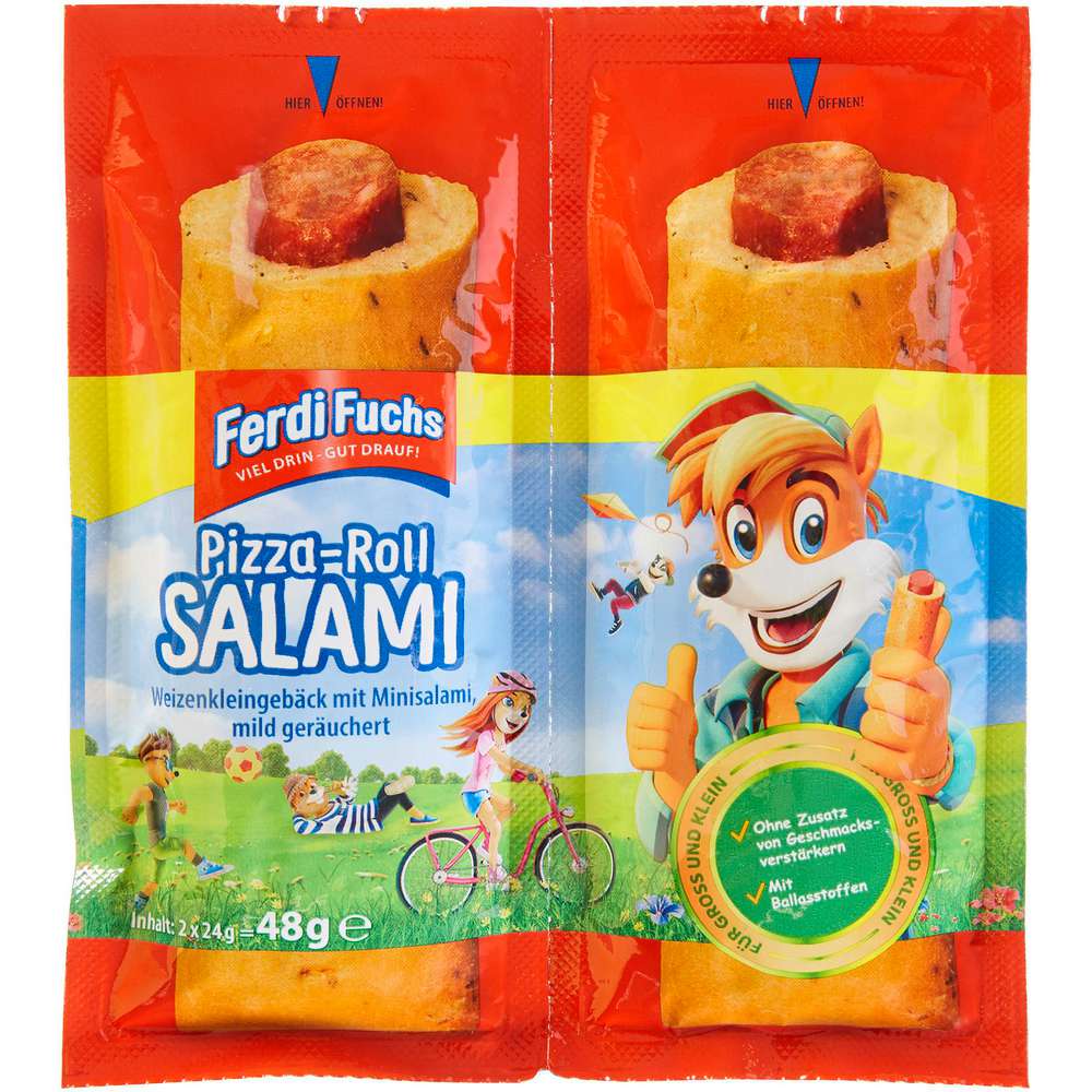 Produktabbildung Ferdi Fuchs Pizza-Roll Salami