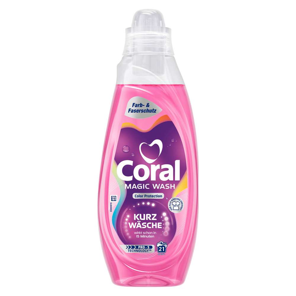 Produktabbildung Coral Color-Waschmittel flüssig Magic Wash, Quick & Care