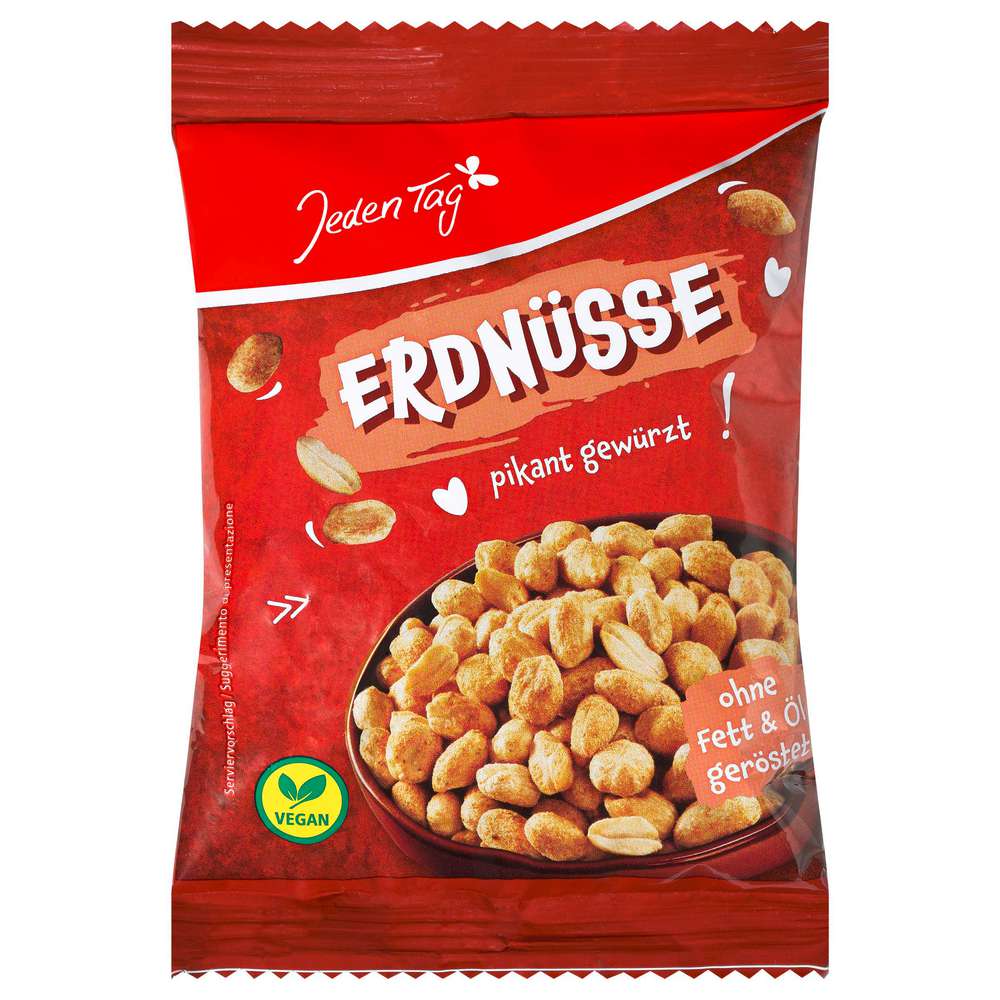 Produktabbildung Jeden Tag Erdnüsse pikant