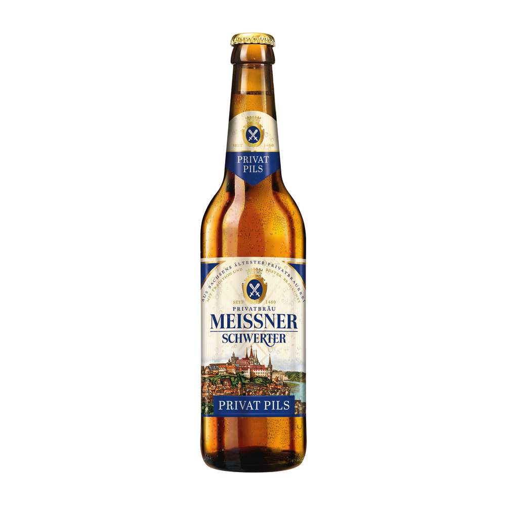 Produktabbildung Meissner Schwerter Bier, Privat Pils 4,9 %