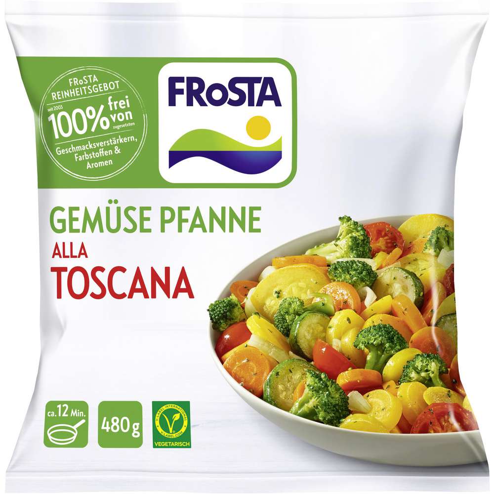 Produktabbildung Frosta Gemüsepfanne Toscana, tiefgekühlt