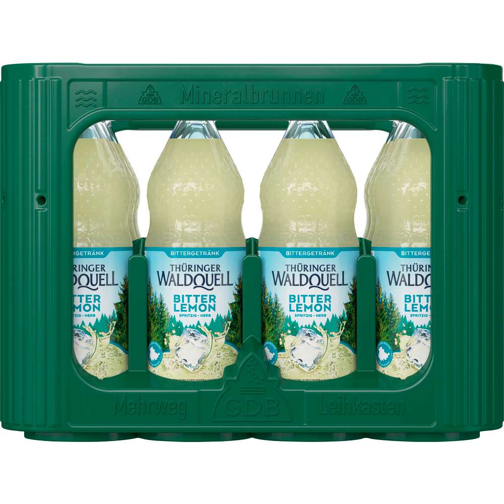 Produktabbildung Thüringer Waldquell Bitter Lemon (12x 1,000 Liter)