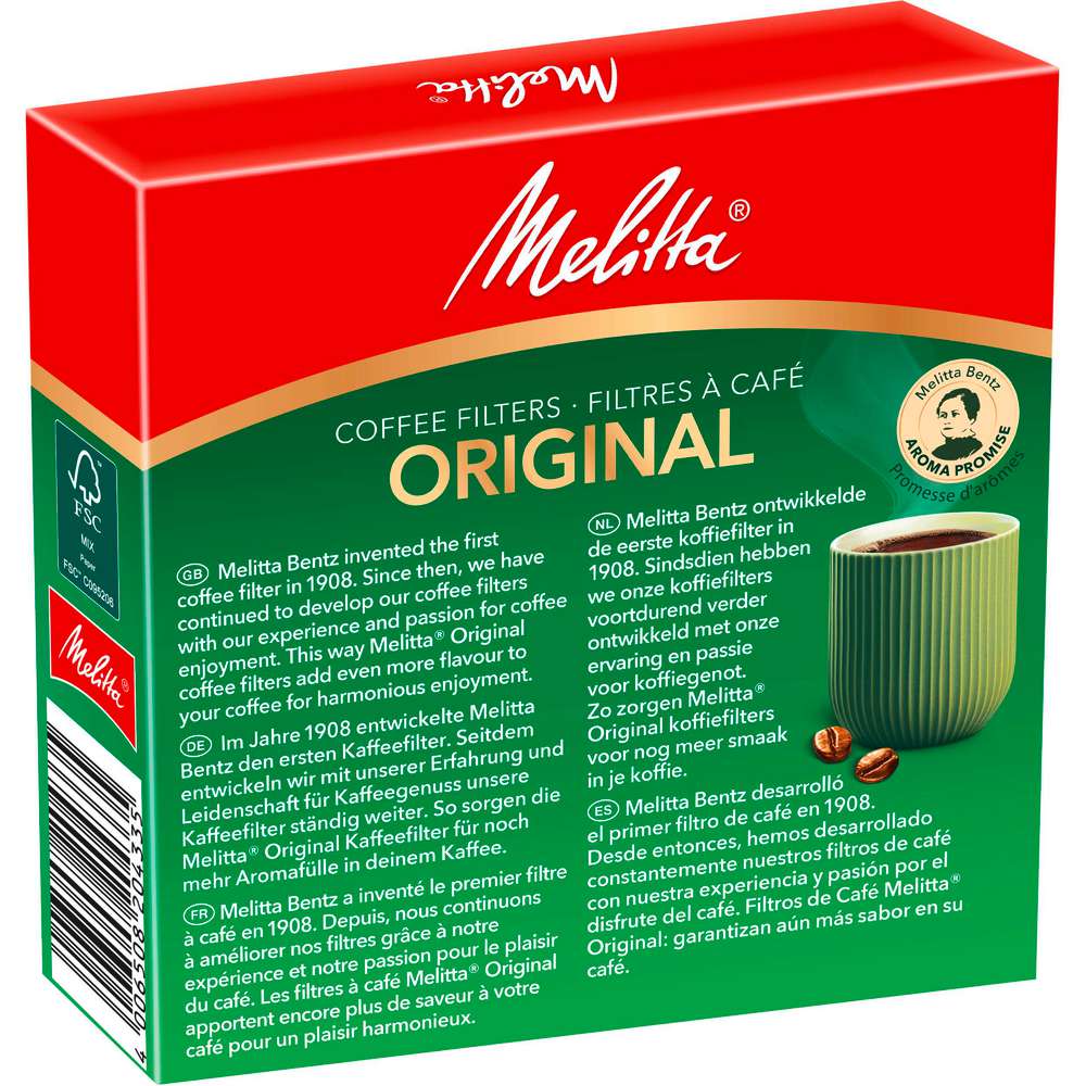 Produktabbildung Melitta Kaffee-Rundfilterpapier Original 1, naturbraun