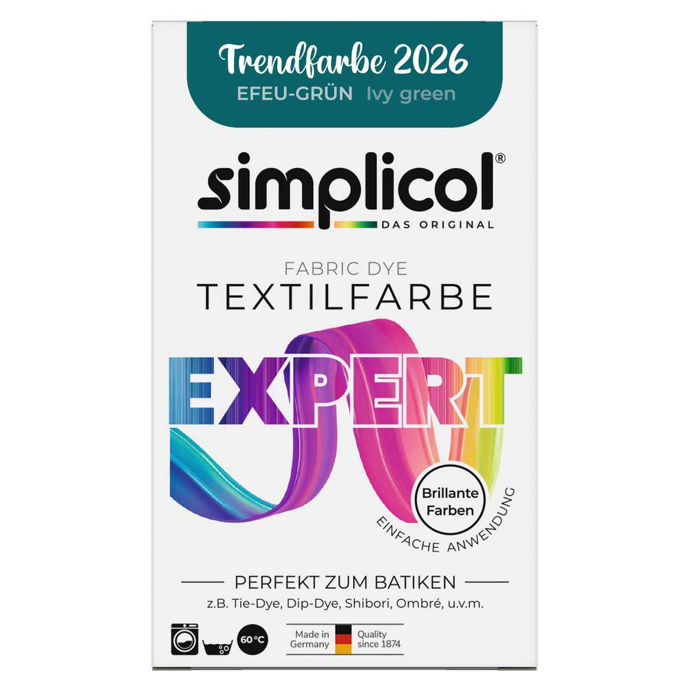 Produktabbildung simplicol Textilfarbe Expert, Efeu-Grün