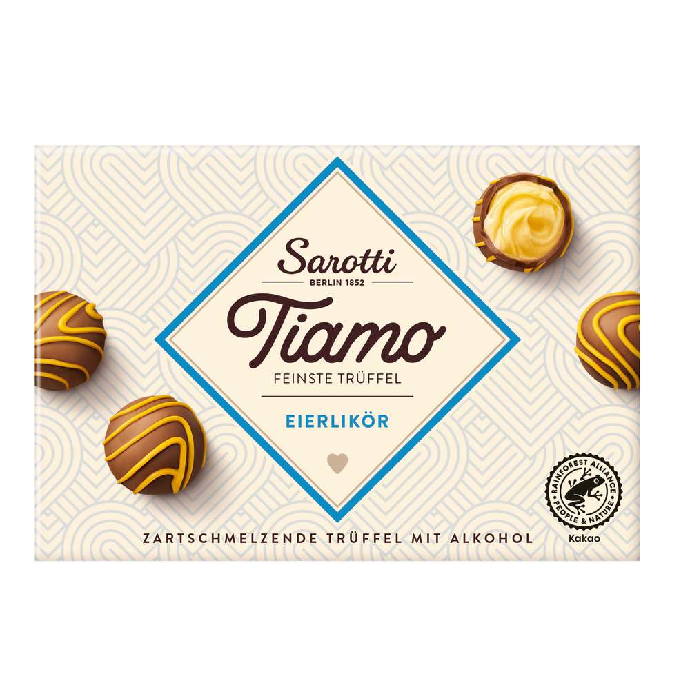 Produktabbildung Sarotti Tiamo feinste Trüffel, Eierlikör