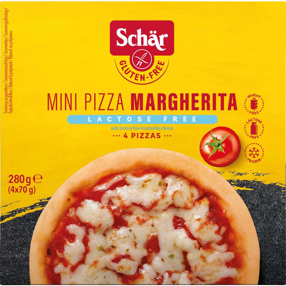 Produktabbildung Schär Mini Pizza Margherita, glutenfrei
