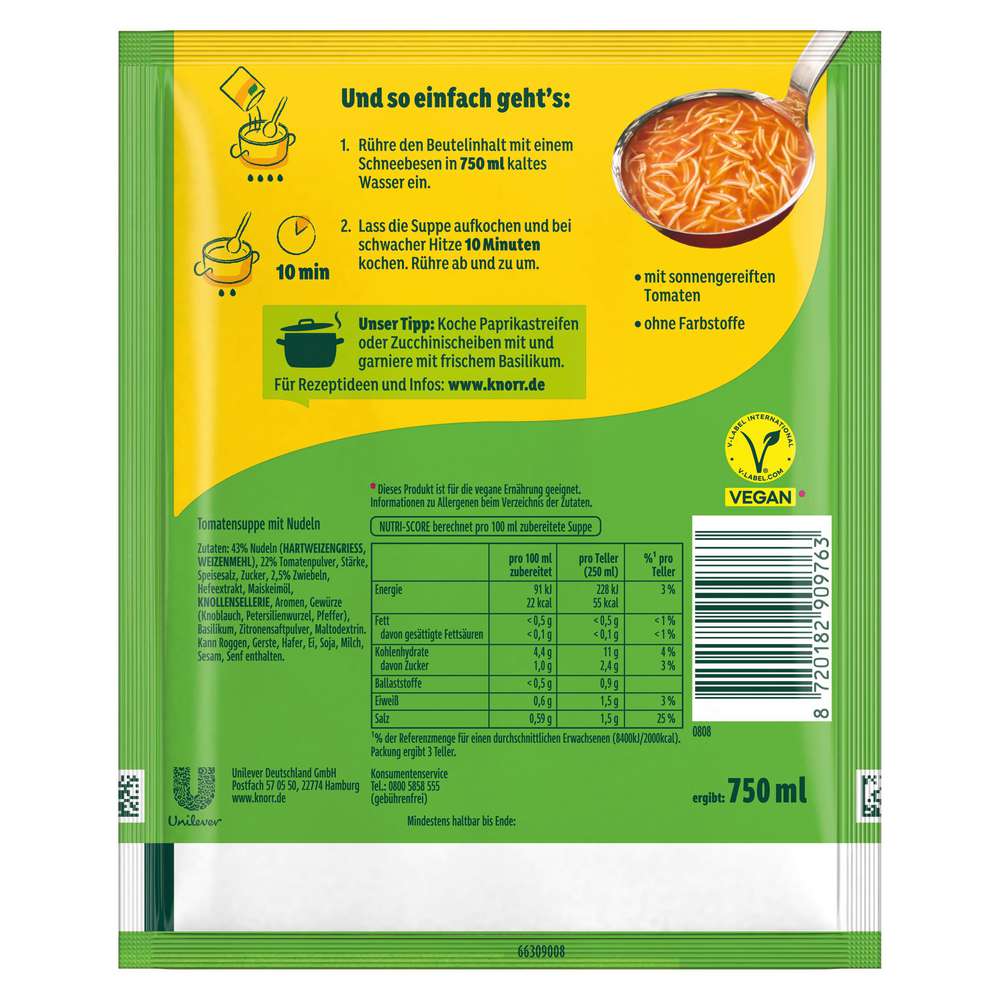 Produktabbildung Knorr Tomatensuppe