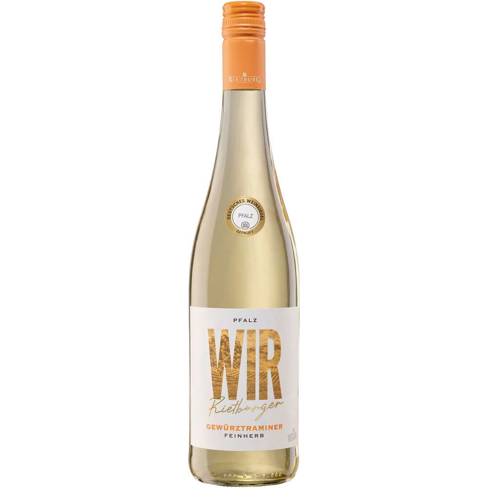Produktabbildung Wir Weißwein Rietburger Gewürztraminer, feinherb