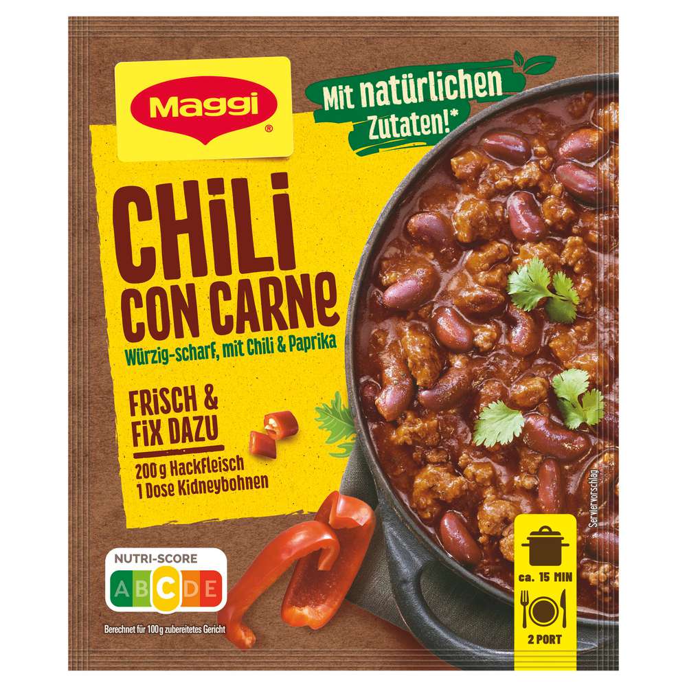 Produktabbildung Maggi Gewürzmischung Fix, Chili con Carne 100 % natürliche Zutaten