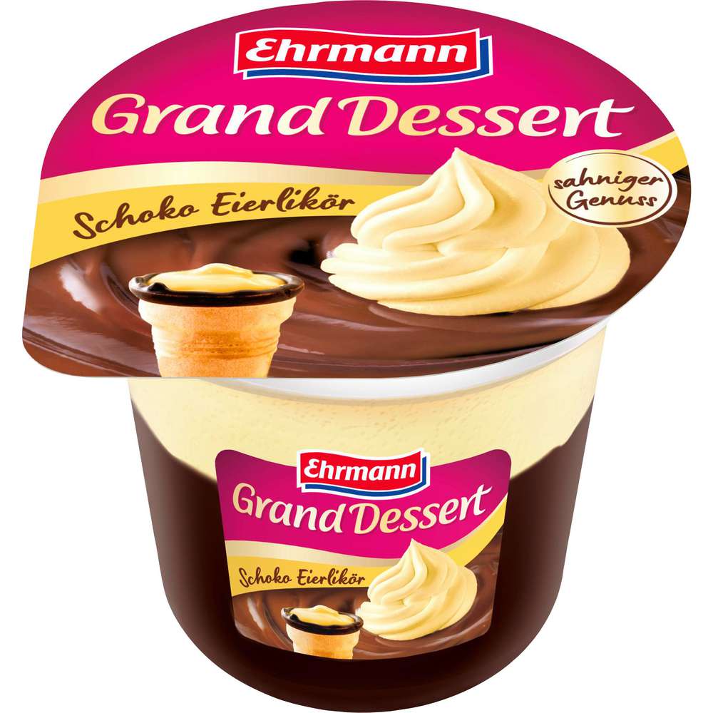 Produktabbildung Ehrmann Grand Dessert, Schoko Eierlikör