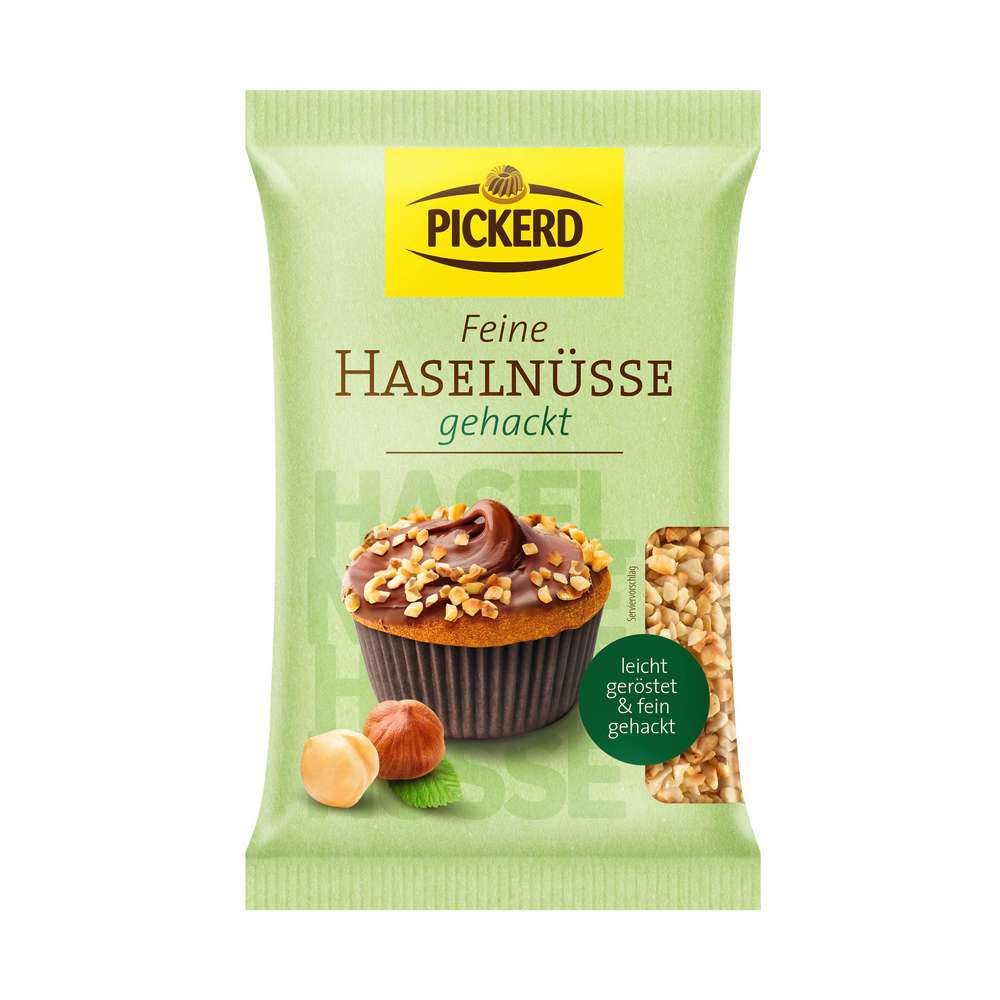 Produktabbildung Pickerd Haselnusskerne, gehackt