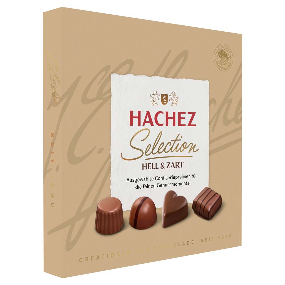 Produktabbildung Hachez Pralinen Selection Hell & Zart