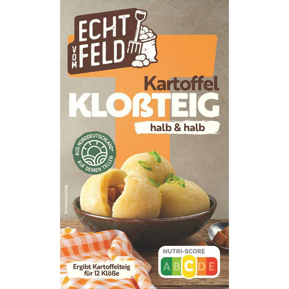 Produktabbildung Echt vom Feld Kartoffelklöße halb&halb
